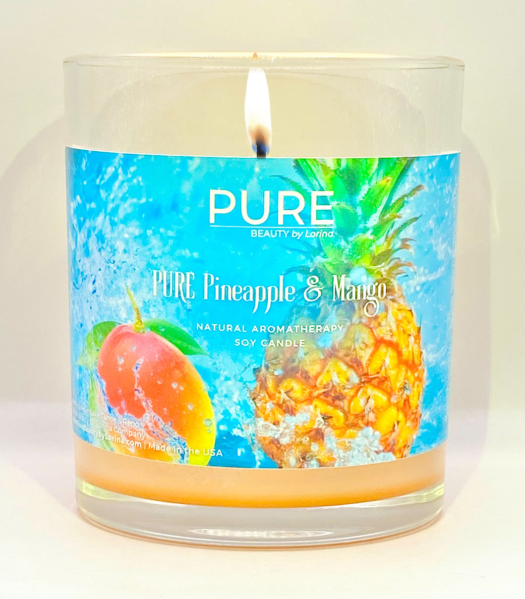 NEW! PURE Candle  Pineapple + Mango