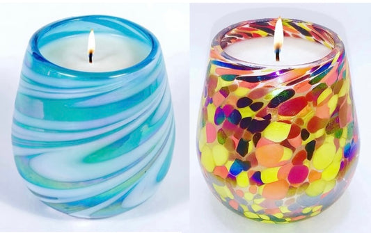 SHOP | LUXURY PURE Candles, Lovely Home Decor, Hand Blown Glass $34 each