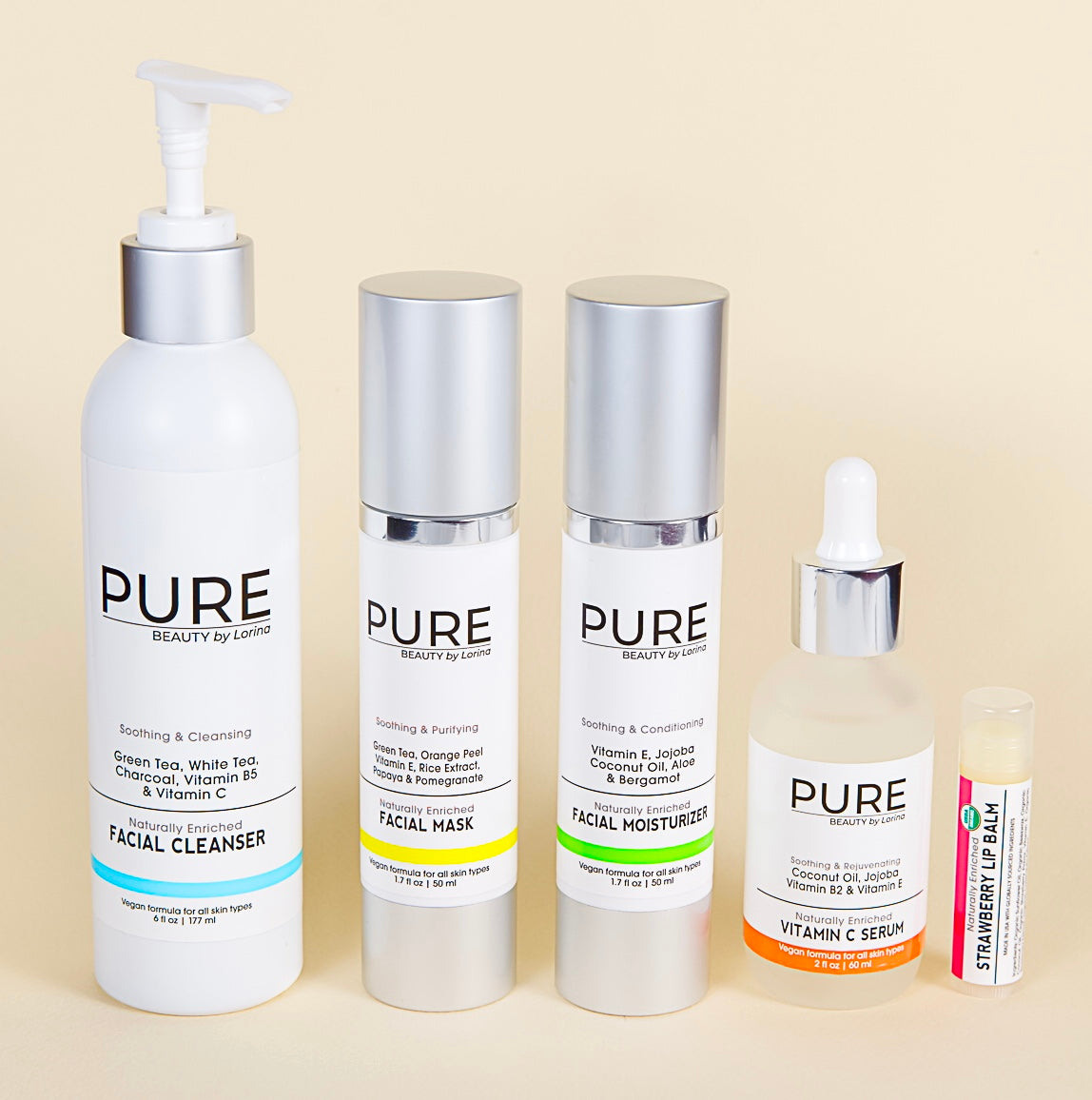 PURE Beauty Skincare Kit  Soothe & Nourish – PURE BEAUTY By Lorina