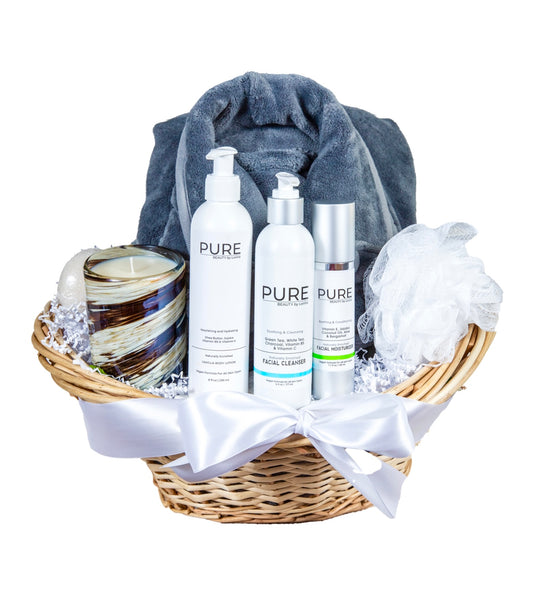 Spa Time Luxury Gift Basket, Refresh + Relax